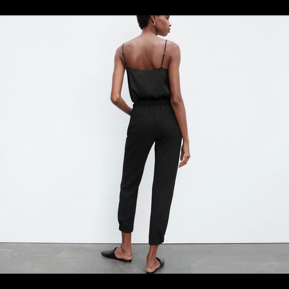 R LABEL Casual Pull on Gray Crepe Jogger medium - Picture 8 of 11